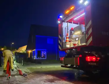 Bovenverdieping verwoest bij brand