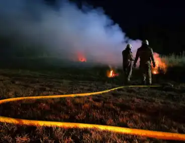 Bermbrand snel geblust door brandweer