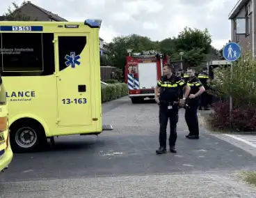 Traumateam assisteert bij medische noodsituatie in woning