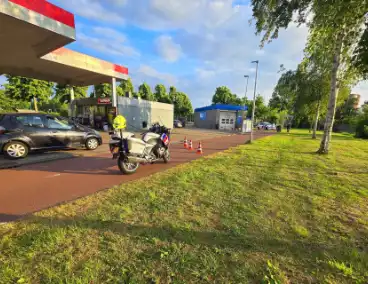 Botsing tussen twee fietsen op fietspad