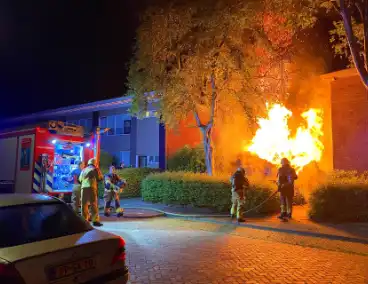 Brand verwoest schuur in de nacht