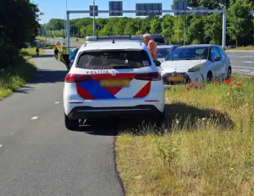 Ongeval met kopstaartbotsing bij stoplichten