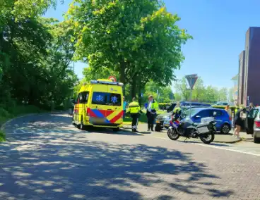 Fietser in aanrijding met auto