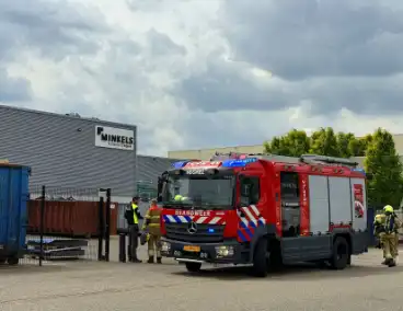 Gaslekkage leidt tot ontruiming pand