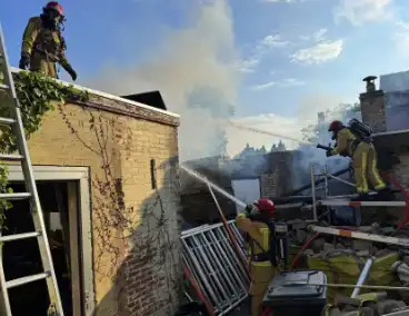 Onrust bij schuurbrand