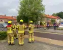 Brandweer voert metingen uit na gaslekkage