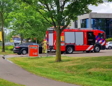 Bestuurder blust eigen brand