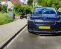 Ongeval tussen auto en scooterrijder