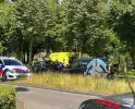 Botsing tussen bestelbus en personenwagen