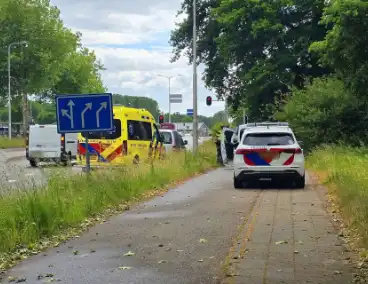Ongeluk met twee voertuigen leidt tot schade