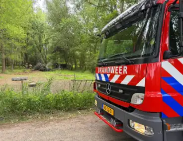 Afvalbrand snel geblust door brandweer