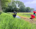 Auto te water na ongeval