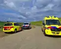 Persoon in nood bij duiklocatie