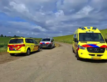 Persoon in nood bij duiklocatie