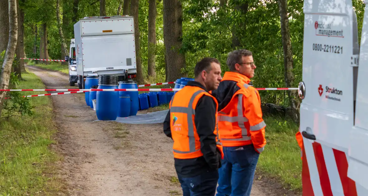 Brandweer ingezet voor achtergelaten vaten - Foto 1