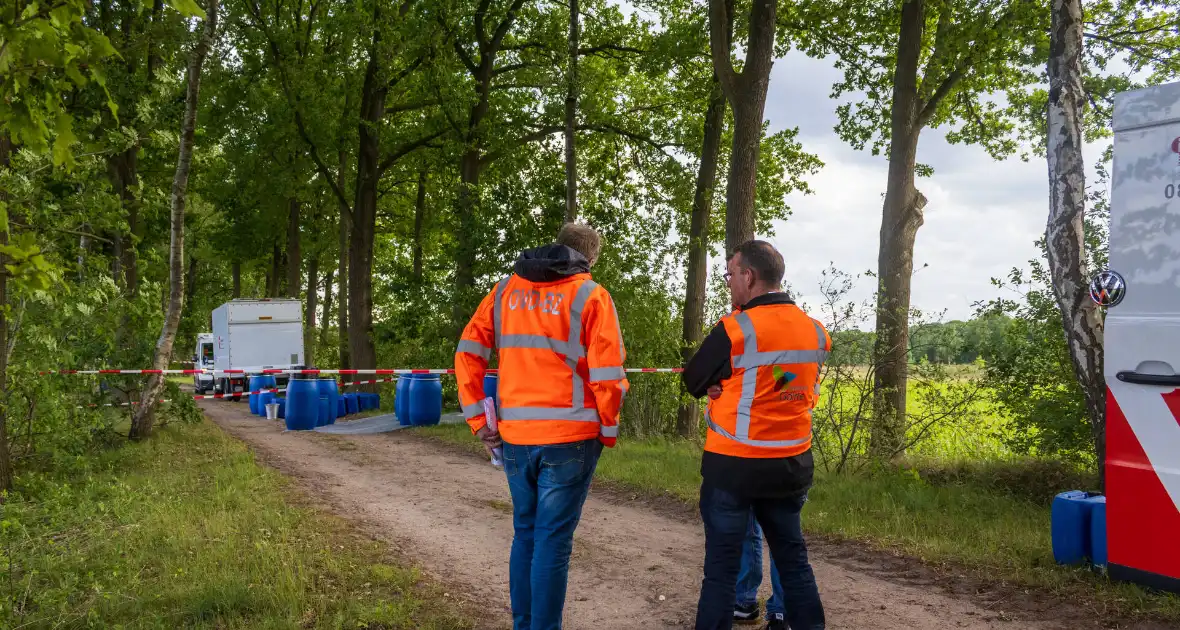 Brandweer ingezet voor achtergelaten vaten - Foto 2