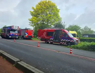 Brandweer voert reddingsactie uit