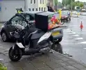 Maaltijd bezorger gewond bij aanrijding