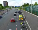 Drie voertuigen botsen op elkaar