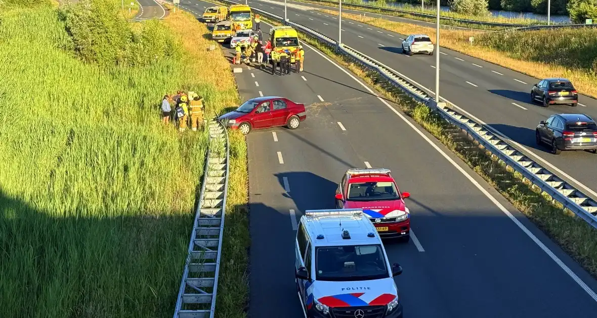 Ongeval leidt tot gewonden en verkeershinder
