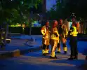 Brand op schoolplein snel geblust