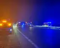 Zwaargewonde na val motor