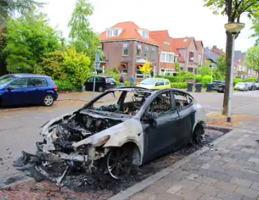 Autobrand vernietigt Tesla