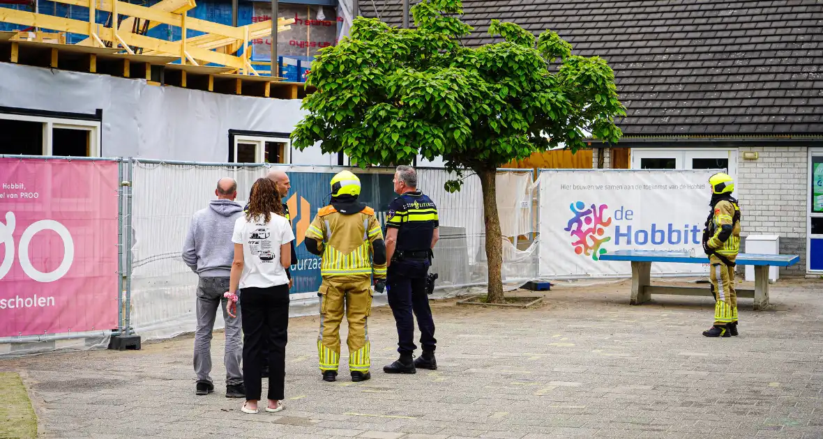 Brandalarm tijdens verbouwing school - Foto 2