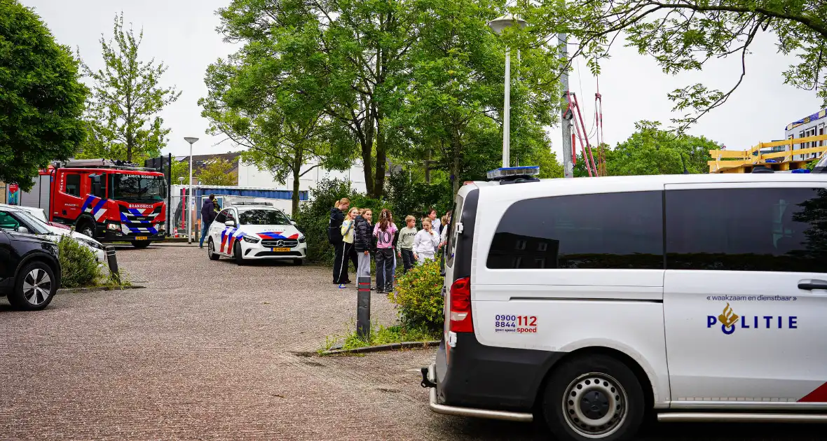 Brandalarm tijdens verbouwing school - Foto 3