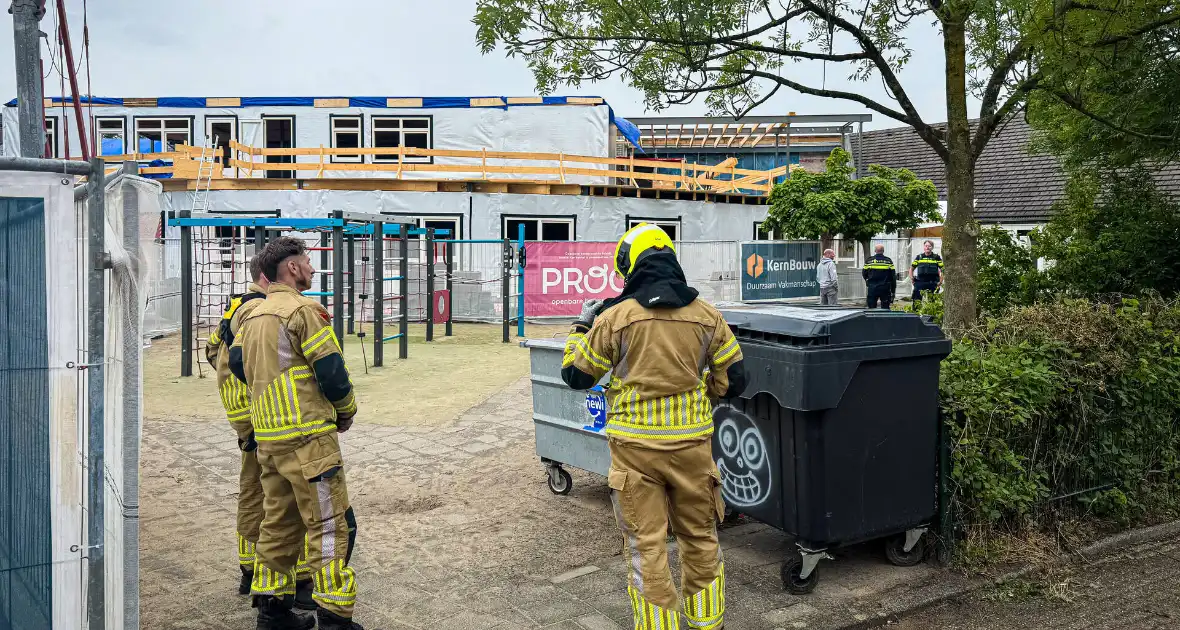 Brandalarm tijdens verbouwing school - Foto 6