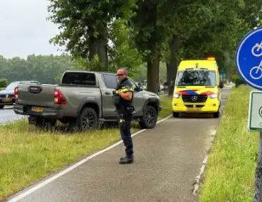 Ongeval met gewonden en verkeersregelingen