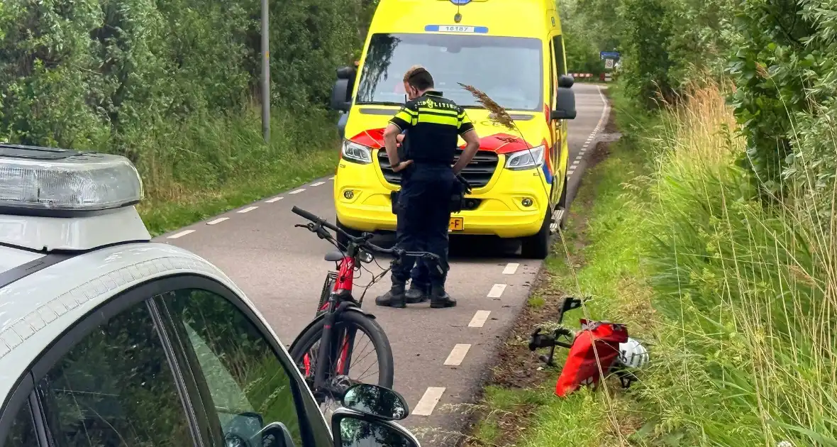 Racefietser raakt gewond bij ongeval