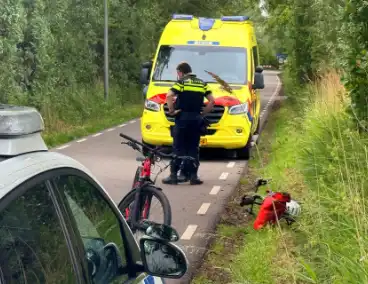 Racefietser raakt gewond bij ongeval