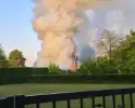 Snel ontwikkelende brand veroorzaakt schade