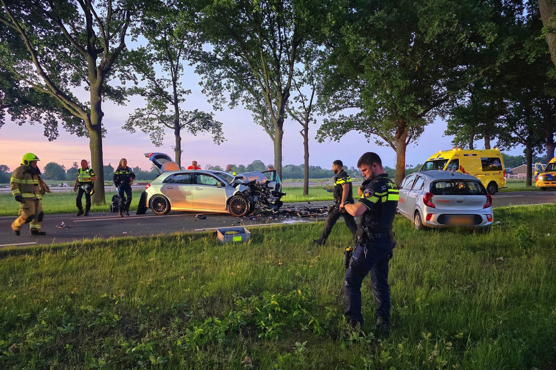 Dode bij ernstige frontale aanrijding