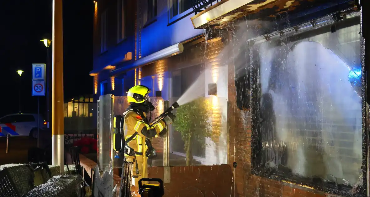 Flinke brand zorgt voor schade aan woning
