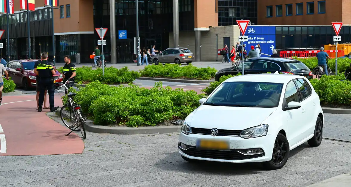 Fietsongeluk op oversteekplaats
