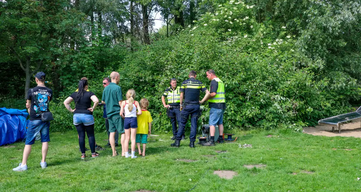 Traumaheli ingezet na incident met springkussen