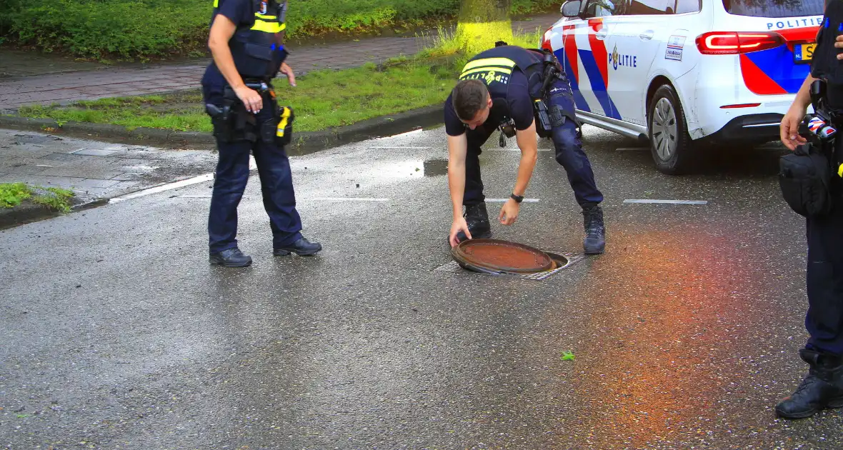 Bestelbus botst op weggedreven putdeksel - Foto 6