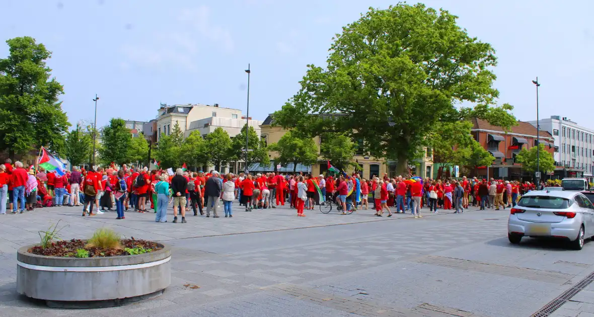 Veel deelnemers aan demonstratie en tegen demonstratie - Foto 1