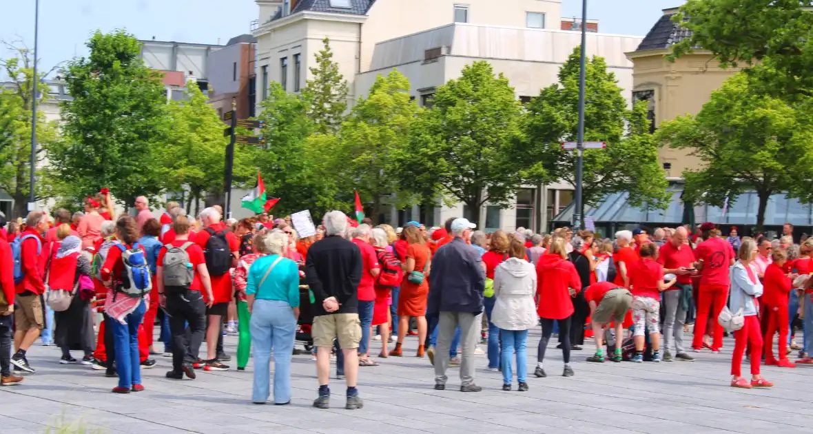 Veel deelnemers aan demonstratie en tegen demonstratie - Foto 3