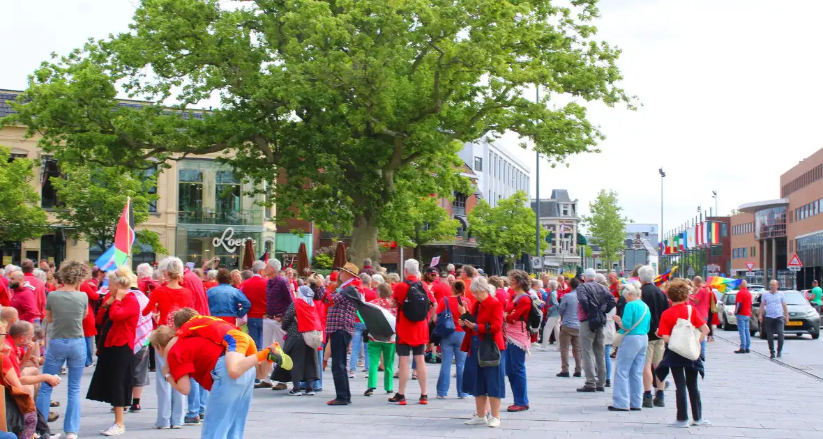 Veel deelnemers aan demonstratie en tegen demonstratie - Foto 4