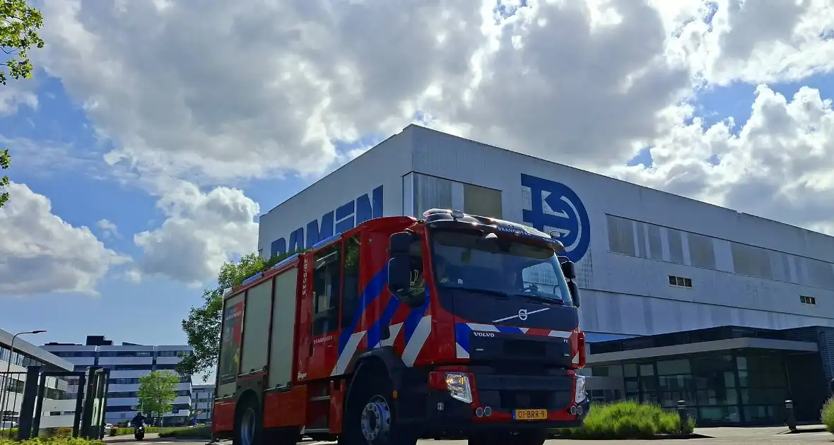 Stoom voor rook aangezien op schip