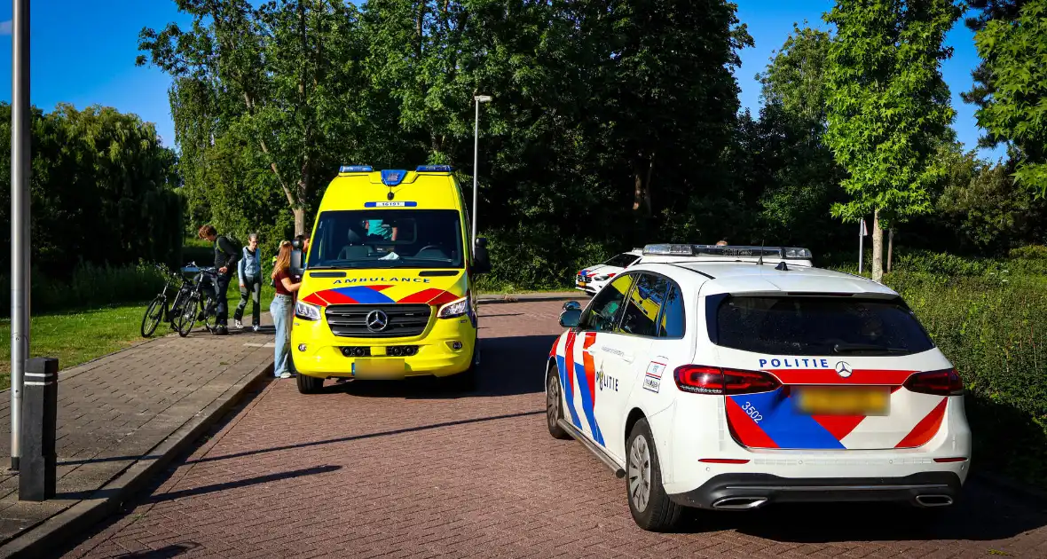 Fietser raakt gewond bij val