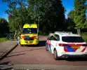 Fietser raakt gewond bij val