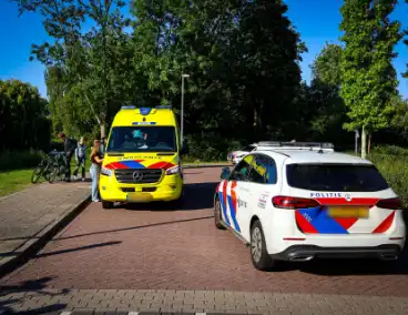 Fietser raakt gewond bij val