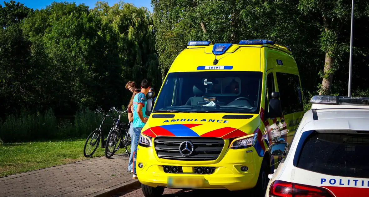 Fietser raakt gewond bij val - Foto 1