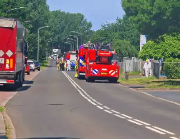 Vreemde geur in bedrijf leidt tot ontruiming