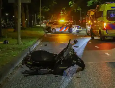 Scooterongeval leidt tot gewonden