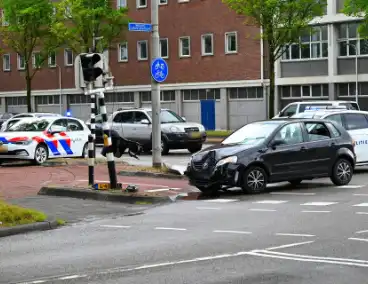 Ongeluk bij kruising met verkeerslicht